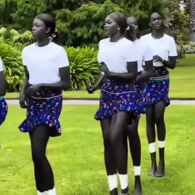 A sudanese Dinka girl group thumbnail