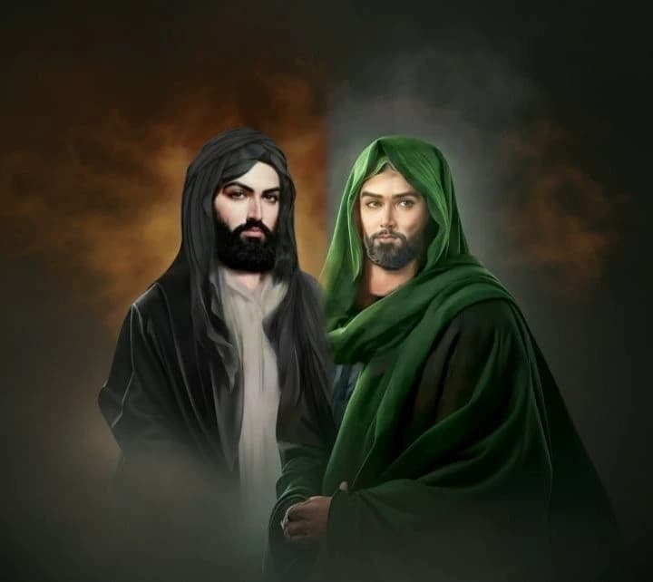 The sons of Ali bin Abi Talib, Al-Hassan and Al-Hussein thumbnail