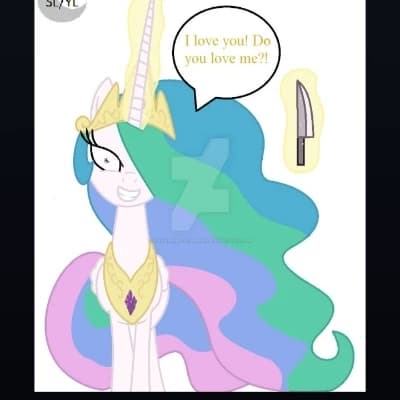 Princess Celestia (Yandere AU) thumbnail