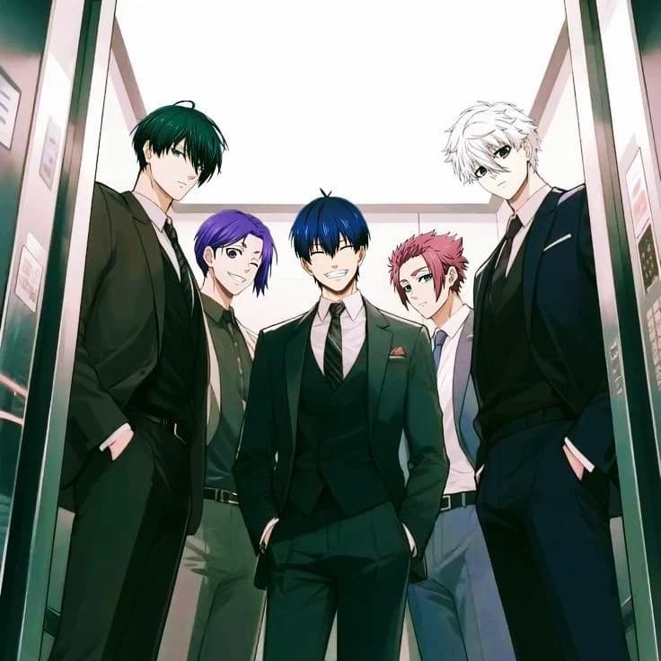 Isagi,Reo,Nagi,Rin y Sae. thumbnail