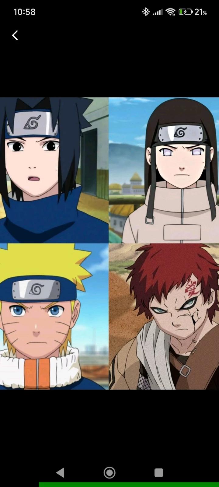 Neji,Sasuke,Naruto,gaara thumbnail