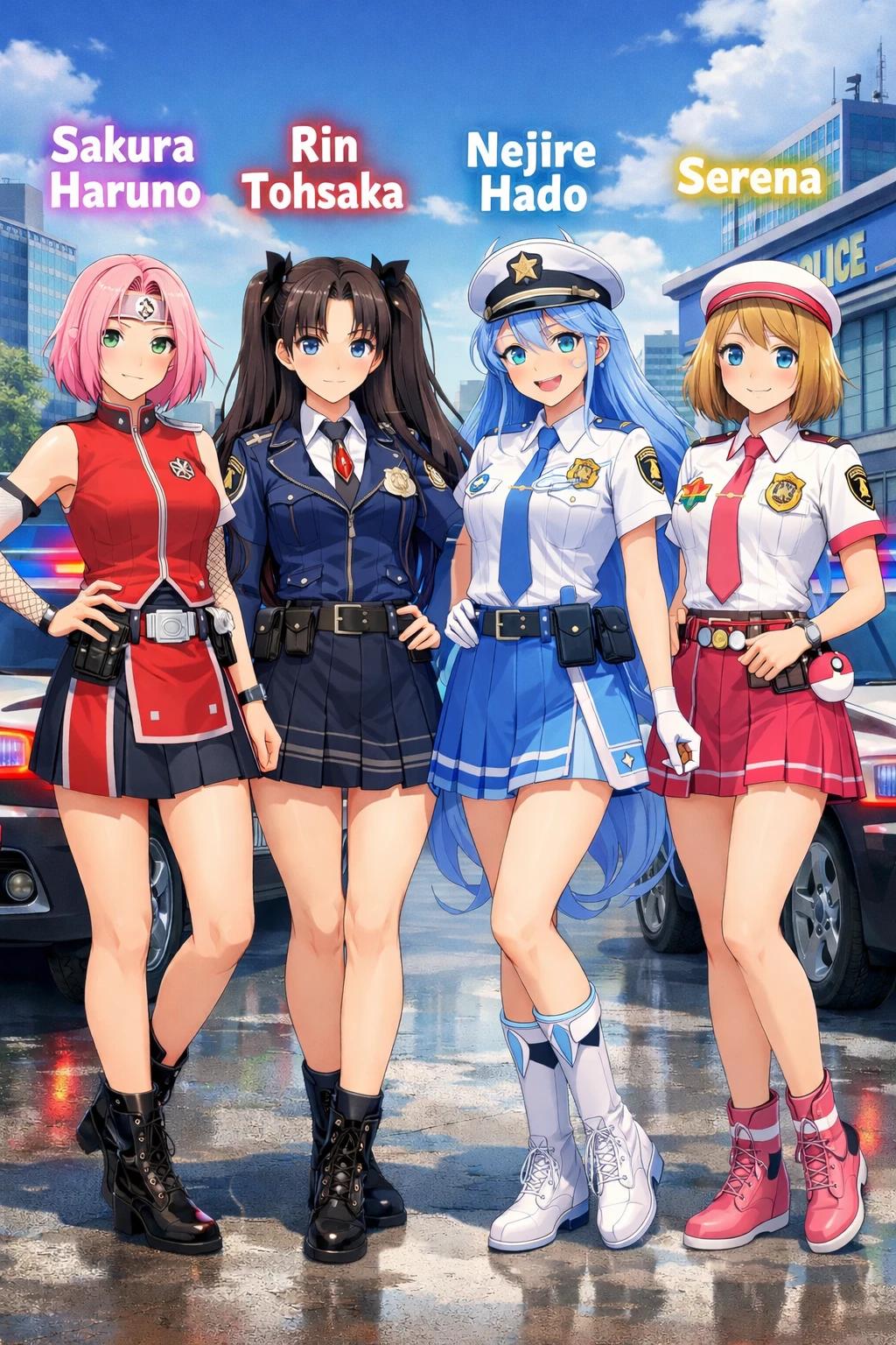 Police anime version thumbnail