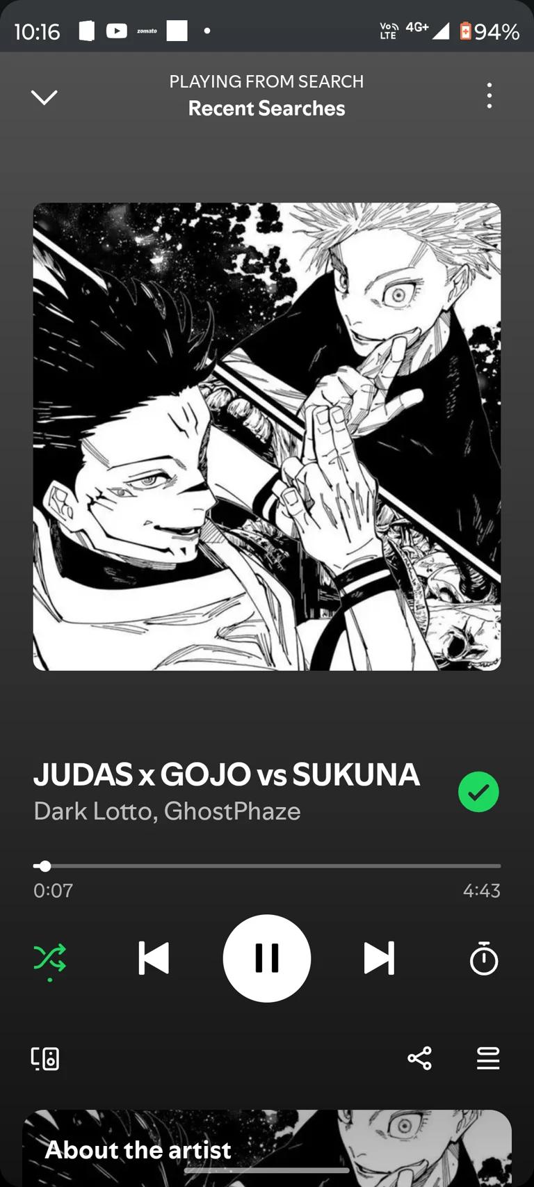 Gojo(female) vs Sukuna thumbnail