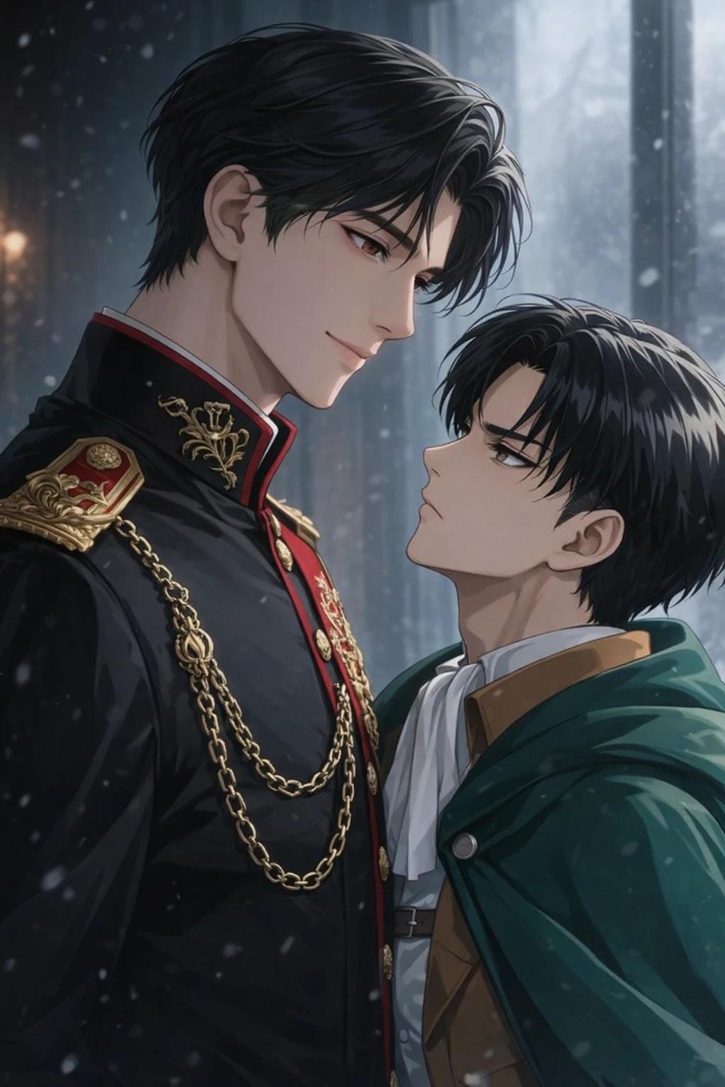 Levi Ackerman - black cat thumbnail