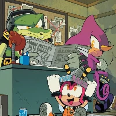 Chaotix Detectives (Vector, Espio & Charmy Bee) thumbnail