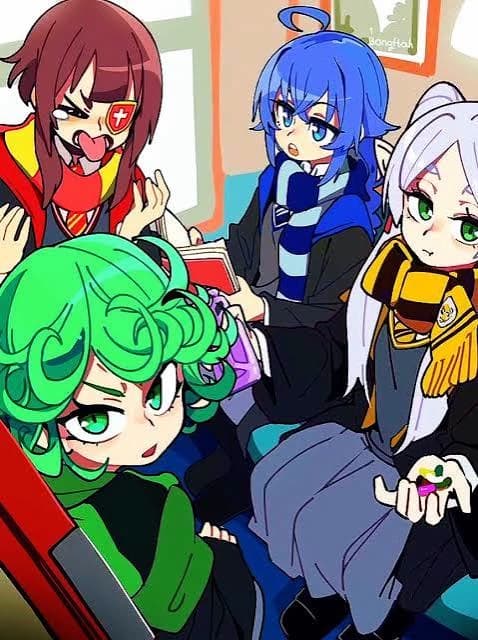 Your three friends, Megumin, Tatsumaki, and Frieren thumbnail