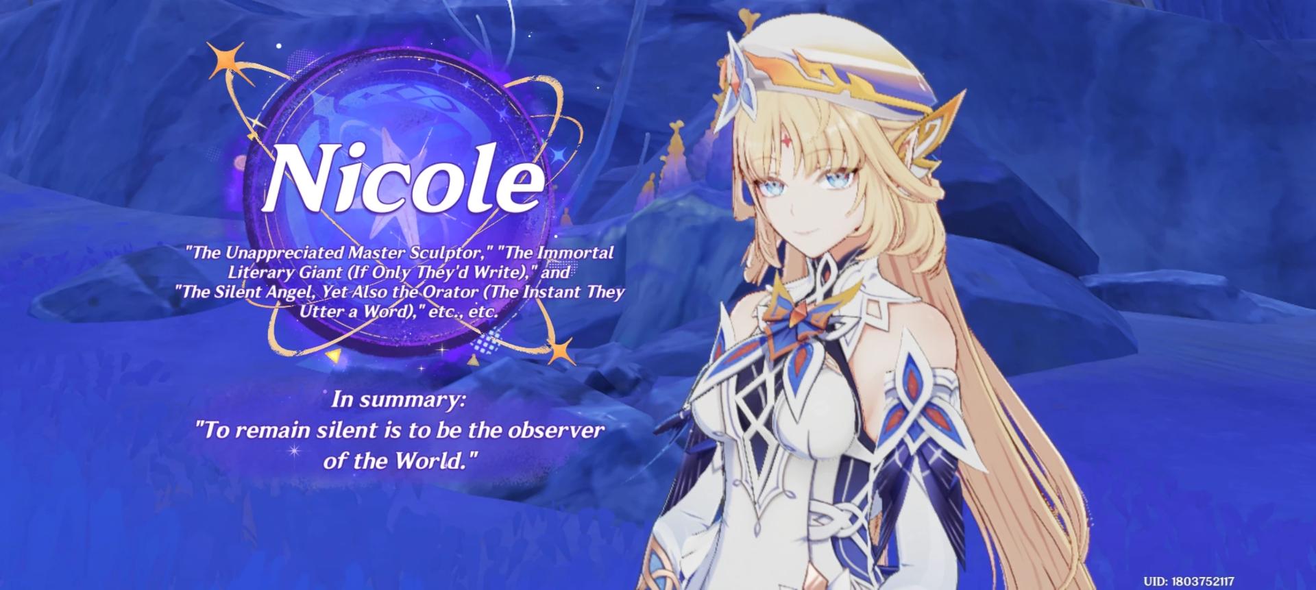 Nicole Reeyn (Genshin Impact) thumbnail