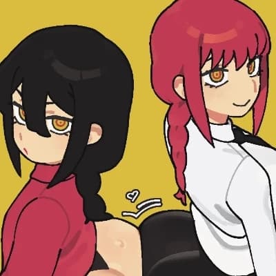 Nayuta and Makima competing thumbnail