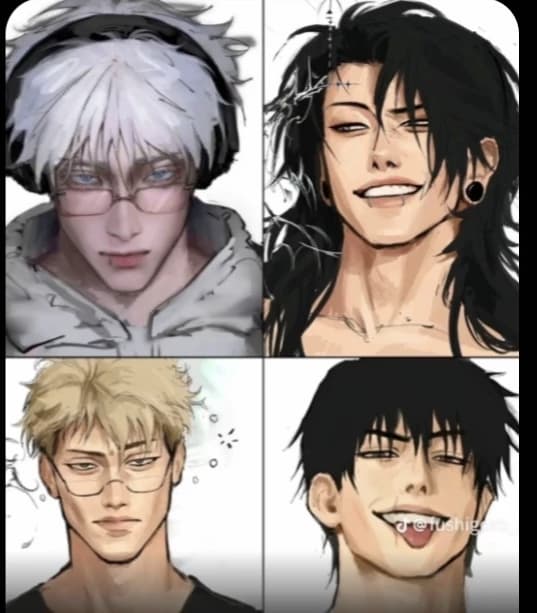 Satoru Gojo,Geto Suguru,Nanami Kento,Toji Fushiguro thumbnail