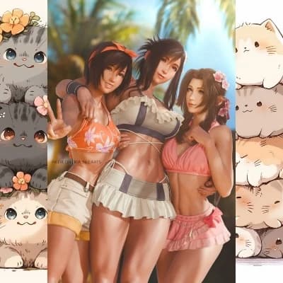 Final Fantasy 7 Tifa, Aerith and Yuffie  thumbnail