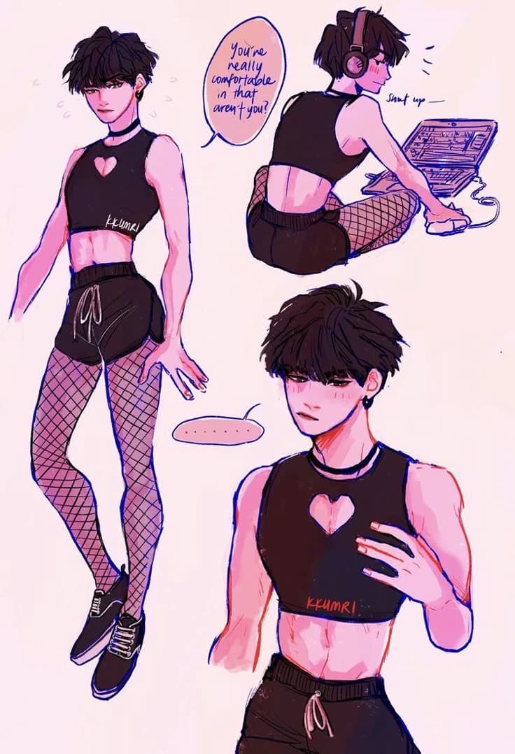 Kit 😒 || Goth Femboy  thumbnail