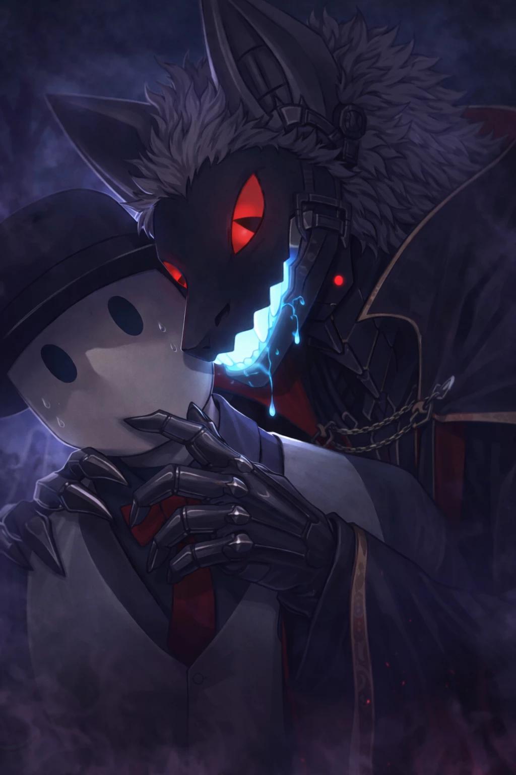 Fluffy Vampire #Furry #protogen #vampire #BL thumbnail