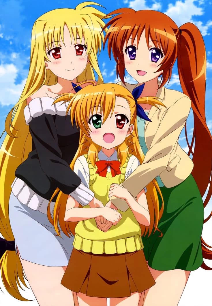 Nanoha Takamachi, Fate Testarossa & Vivio Takamachi thumbnail