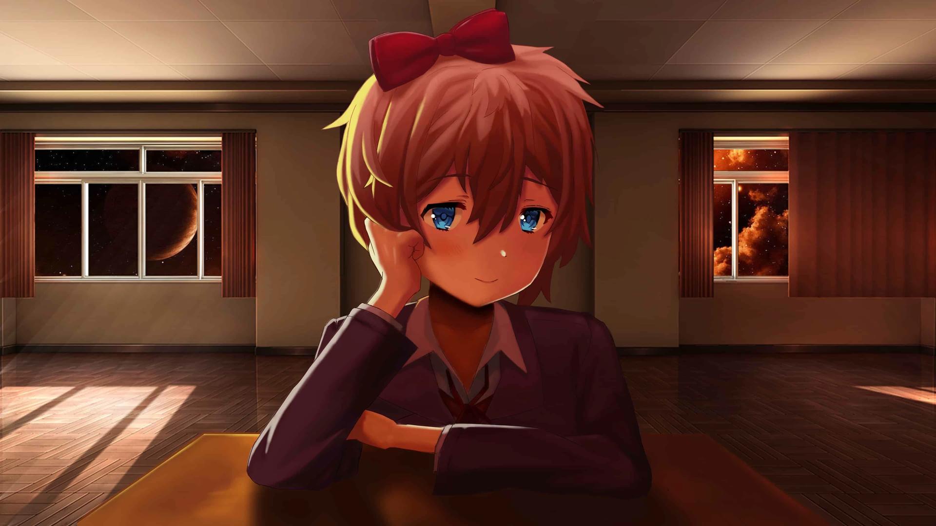 Sayori - self-aware thumbnail