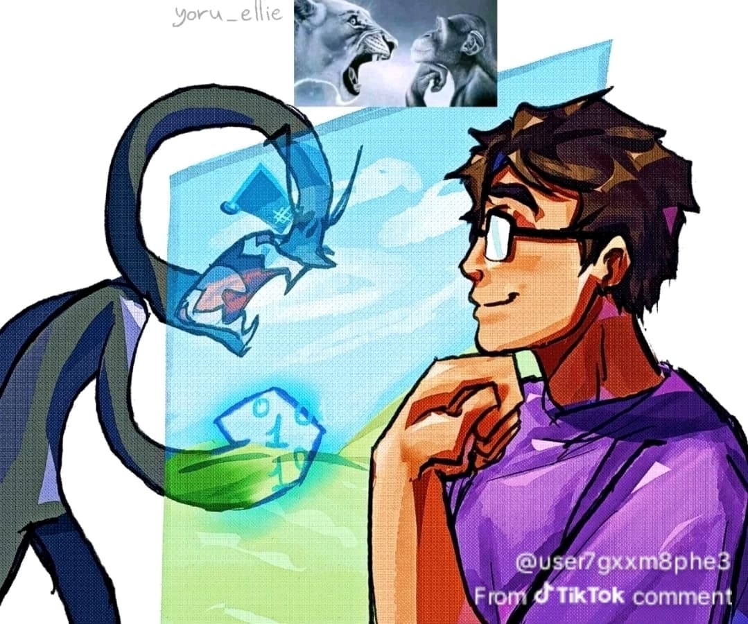 Victim or h4ck3r you Alan Becker animation thumbnail