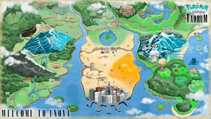 Unova region thumbnail