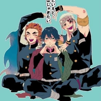 Kyojuro, Tengen and Giyu thumbnail