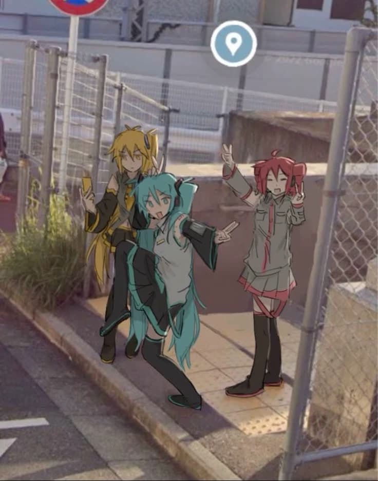 🟦Hatsune Miku,🟨Akita Neru,🟥Kasane Teto. thumbnail