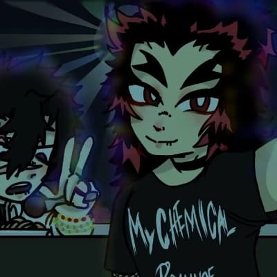 ☠️ ~Kyojuro Rengoku- emo~ 🖤⛓️ thumbnail