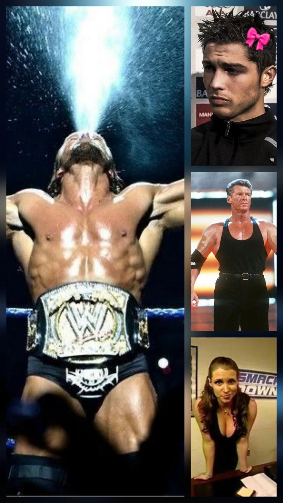 You are Cristiano Ronaldo, and I am the son of Triple H, Stephanie McMahon, and your grandfather Vince McMahon in 2007 thumbnail
