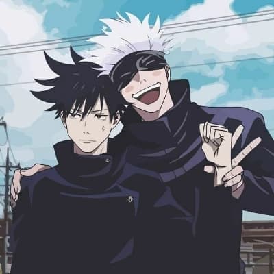 Gojo and Megumi🖤🤍 thumbnail