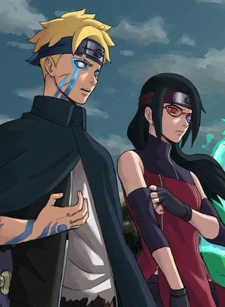 Boruto and Sarada thumbnail