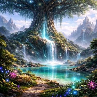 A realm where fantasy world,real world merged thumbnail