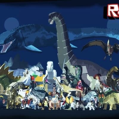 Jurassic blocky brasileiro roblox thumbnail