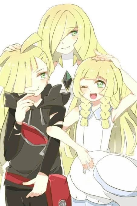 Lusamine, Polo, Galdion y Lillie thumbnail