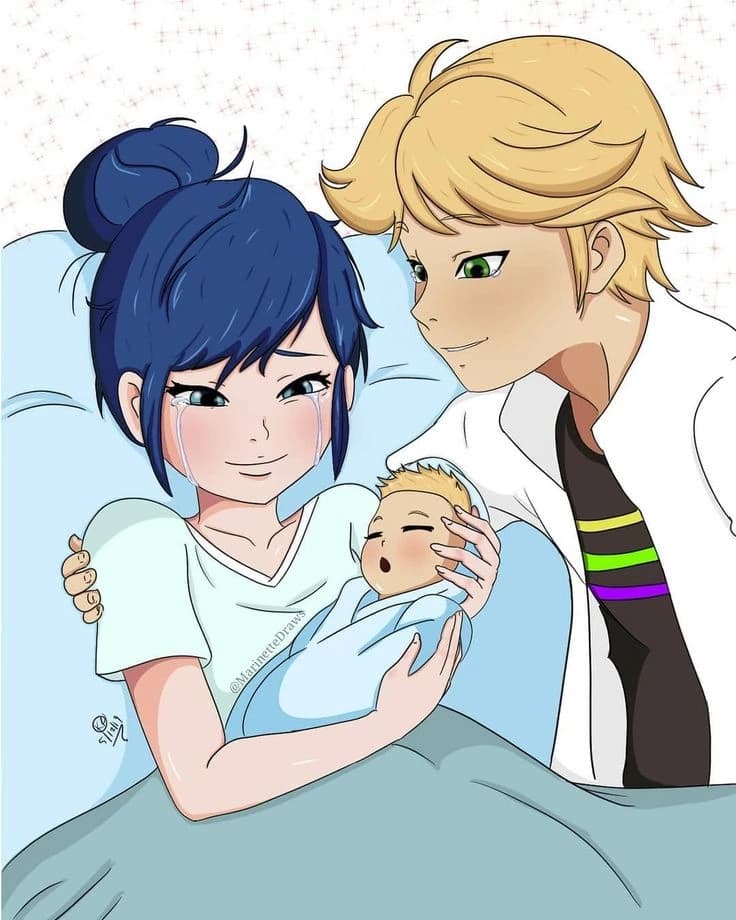 Marinette (Ladybug) and Adrien (Cat Noir) thumbnail