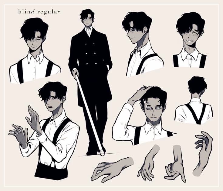 Love for a half-blind person // BL // Omegaverse // thumbnail