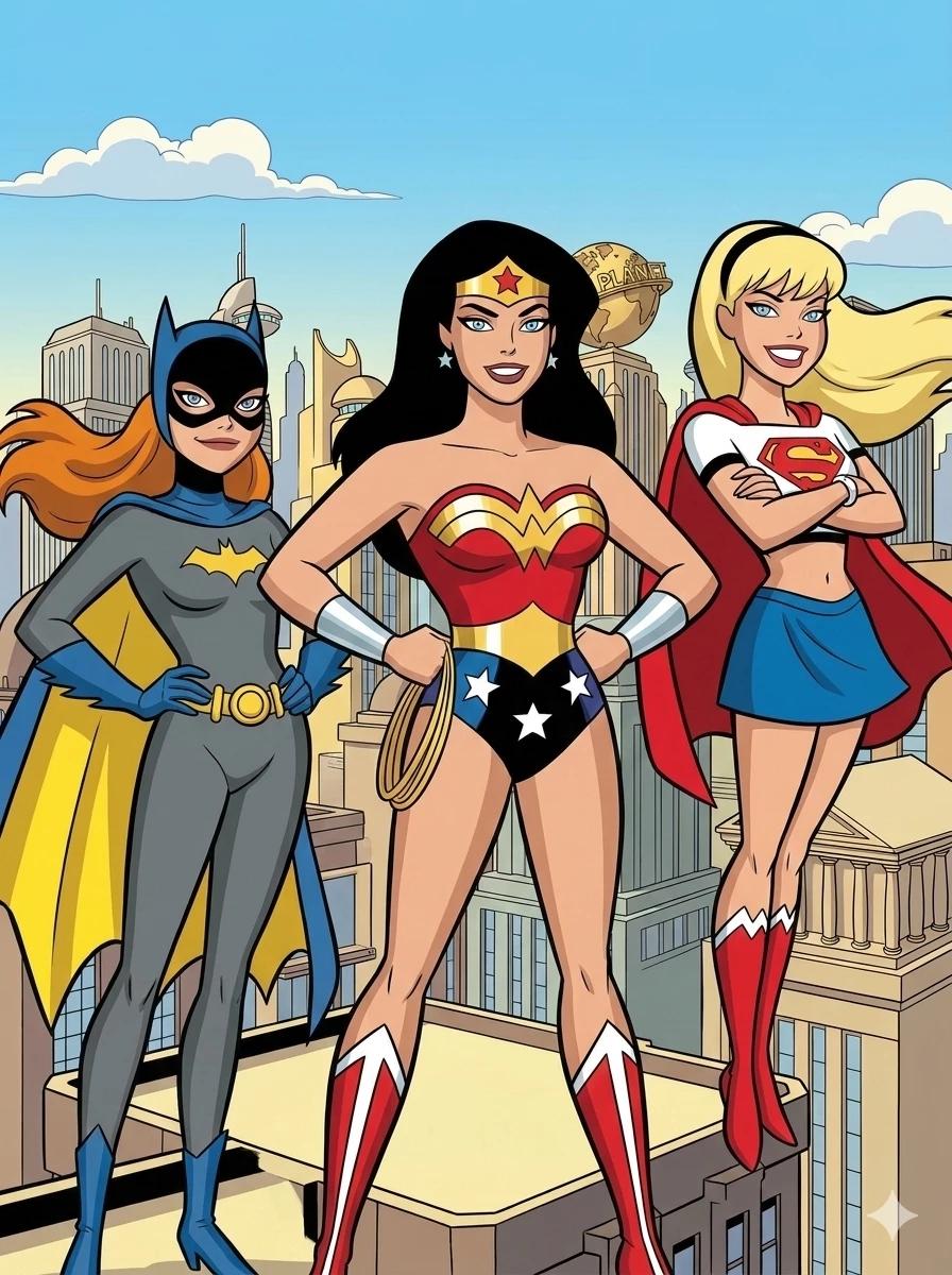 Wonder Woman, Supergirl e Batgirl thumbnail