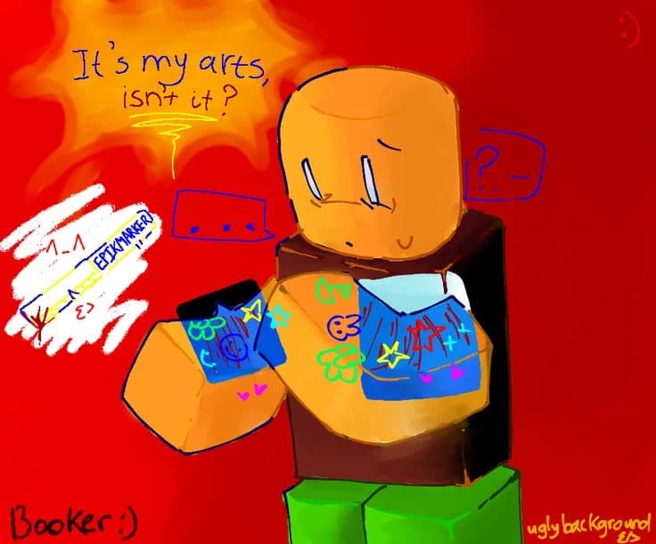Booker drawn-out-roblox thumbnail