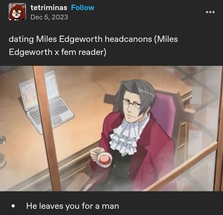 Miles Edgeworth | Ace Attorney thumbnail