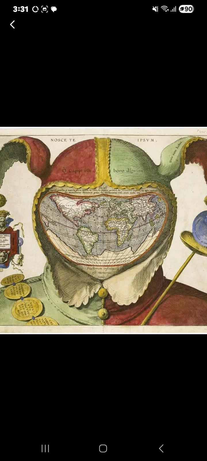 World map in a jester's hat thumbnail