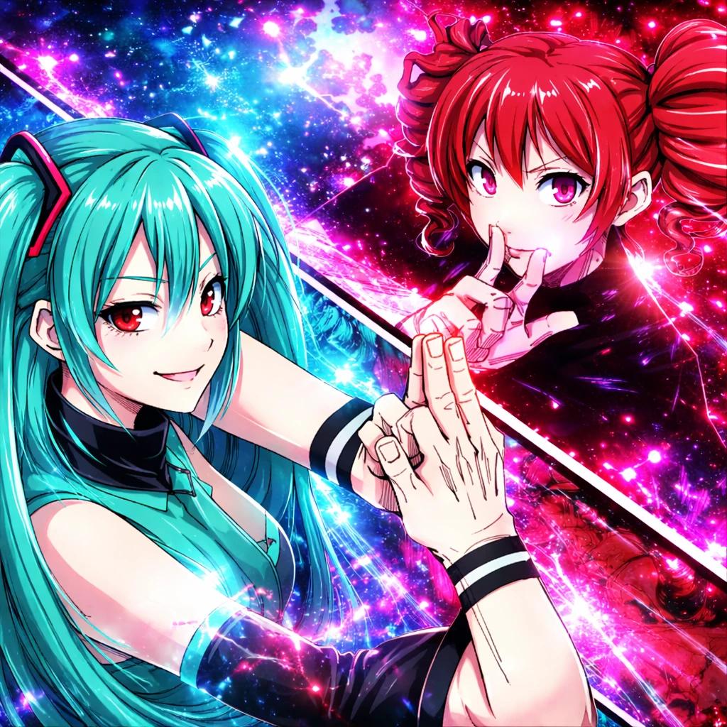 Estas in the battle between Kasane Teto vs Hatsune Miku thumbnail