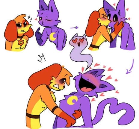 Catnap🌙🐱💜 x dogday ☀️🐶🧡 thumbnail