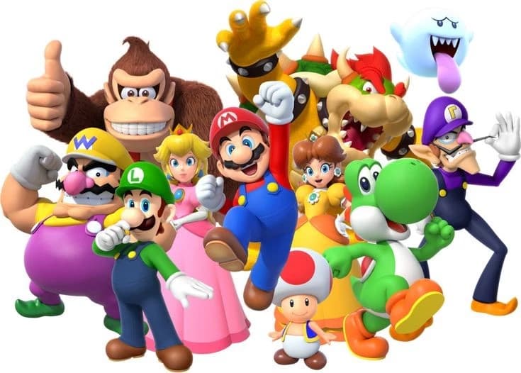 Super mario charecters  thumbnail