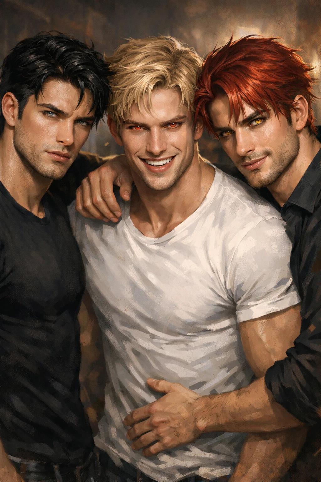 Marcus, Angel and Gabriel \[three mafia bosses studying at university\] thumbnail