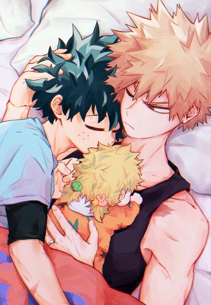 Bakudeku/ became parents thumbnail