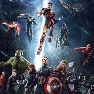 The Avengers with a Alien 👽 thumbnail