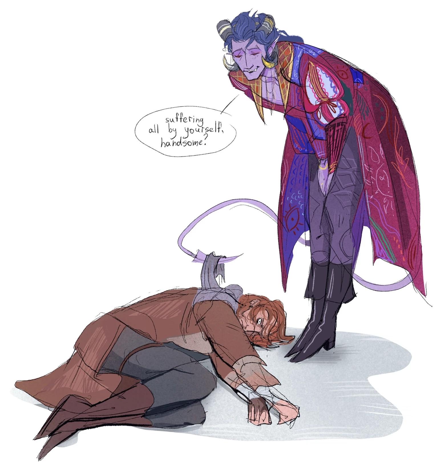 Yandere Mollymauk and Caleb thumbnail