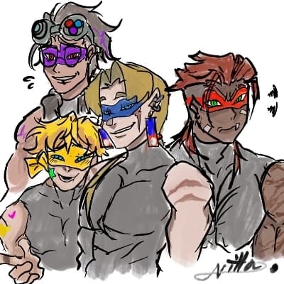 Ninja Turtles (Humanized) thumbnail