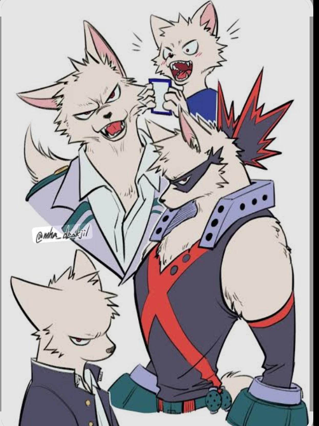 Katsuki Bakugo /alpha wolf thumbnail