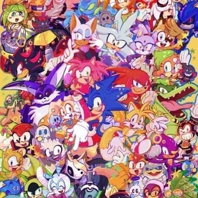 Sonic and his friends thumbnail