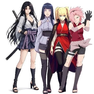 Naruko, sasuko, Sakura and hinata.  thumbnail