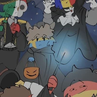 Countryhumans Halloween thumbnail