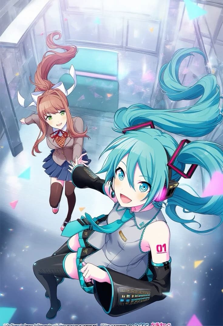 Doki doki Vocaloid club (DDLC AU!!) thumbnail