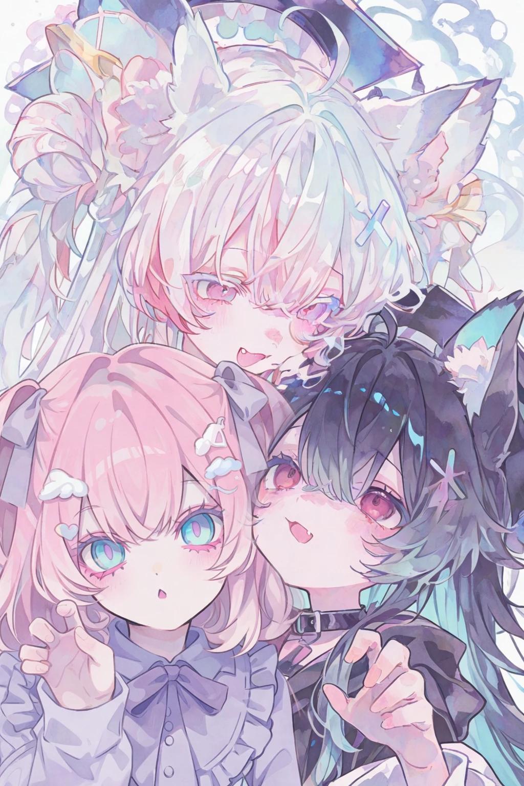 🤍Nakime,🖤 Nanami , and 🩷Alya thumbnail