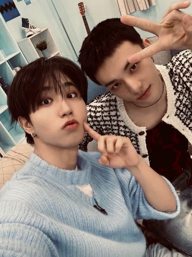 Hyunjin and Han thumbnail